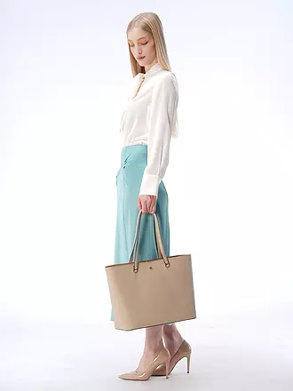 LAUREN RALPH LAUREN | Sac en cuir - Shopper KARLY TOTE Large | creme